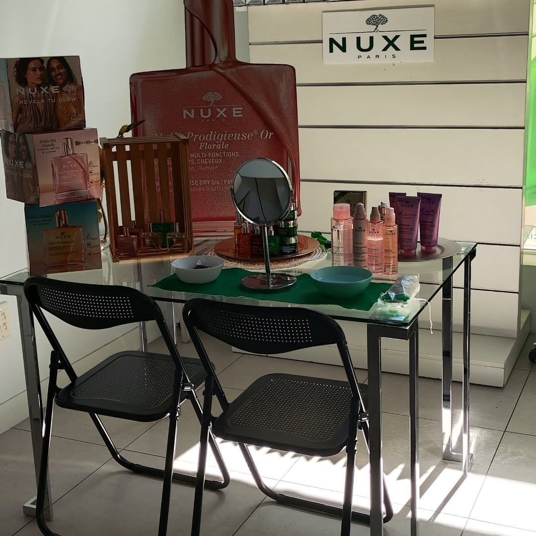 Evento Nuxe en getafe Farmacia Buenavista Madrid