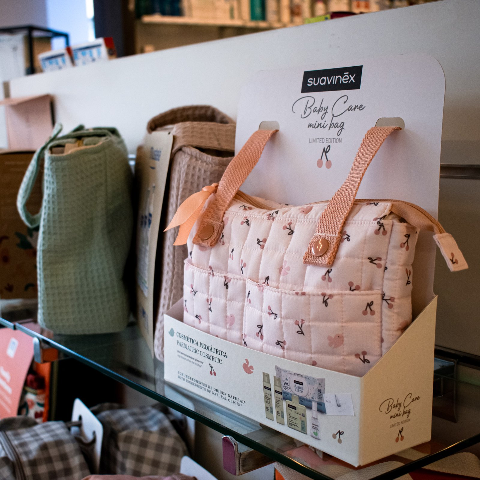 bolso para bebe en farmacia buenavista getafe suavinex